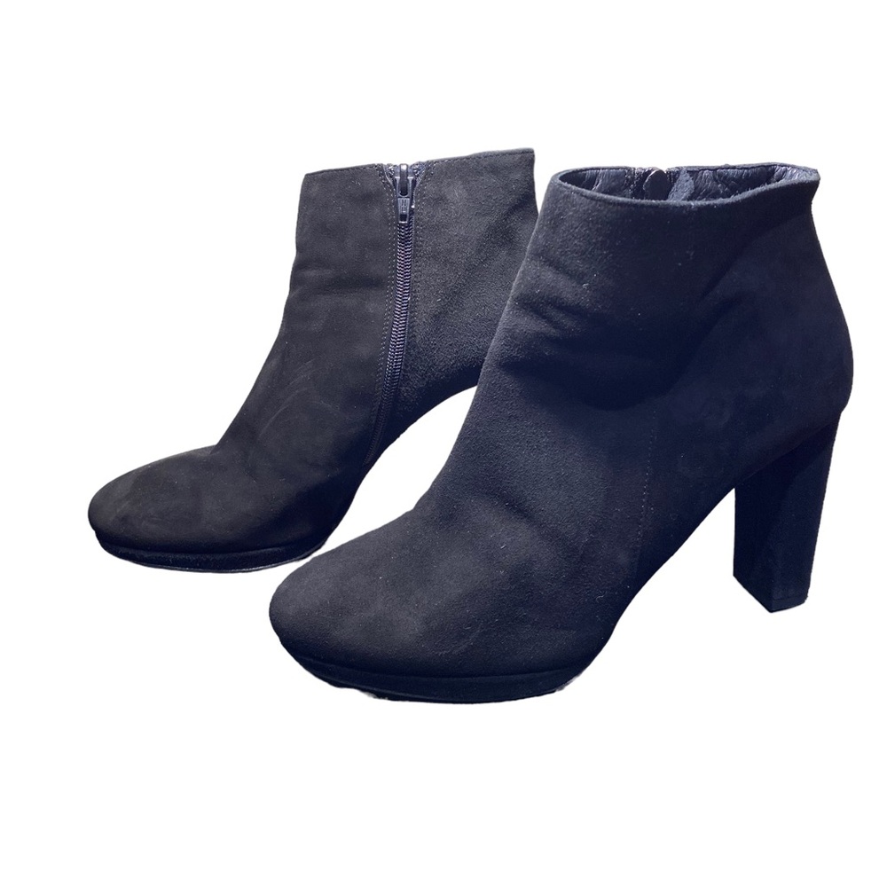 Massimo Baldi Black Suede Booties